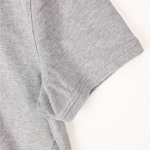 Banana Republic Organic Cotton Polo Men's Large Tagless Gray Short Sleeve Logo - Picture 5 of 10